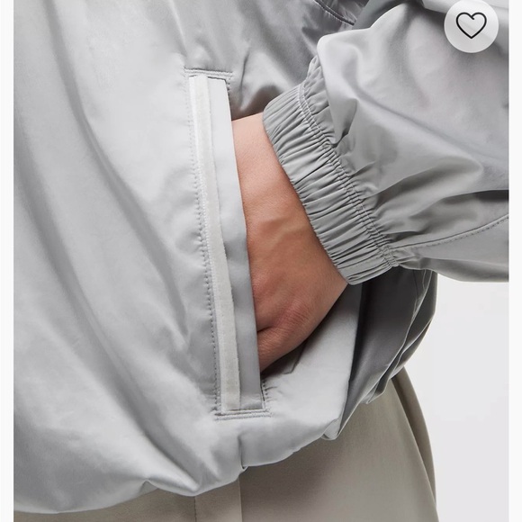 NWT lululemon Stretch-Satin Flocked Training Jacket - Picture 4 of 5